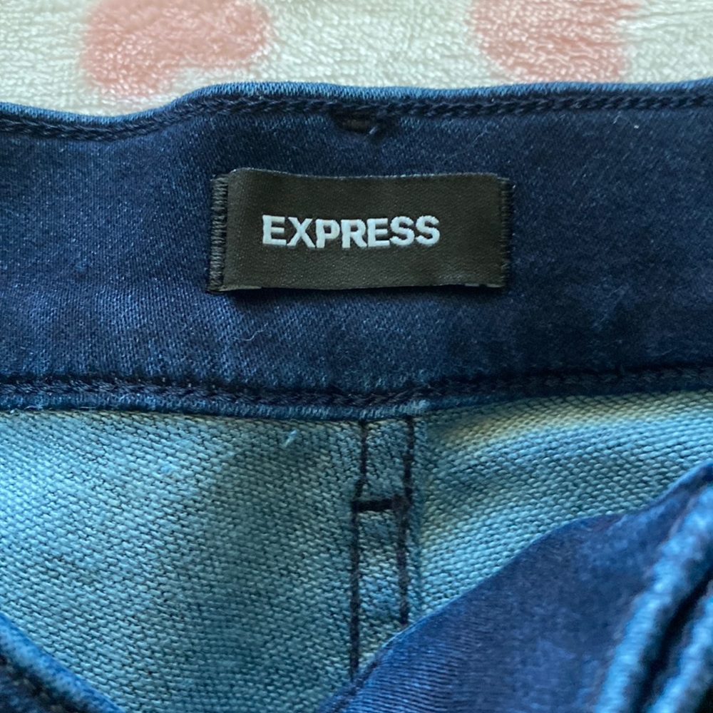 Express Dark Blue Jeans - Picture 2 of 5